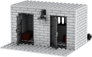 City Double Cell Crime Lab Toy Building Block(111PCS).The Toy for Kids Ages 8 Plus.