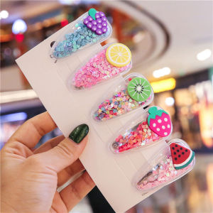 Hair Clip for Kids Cute Princess Fruit Hairpins Children Kid Hair Clips Pins