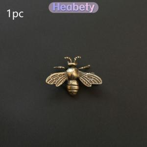 Heabety Đồng cổ điển 1 cái 2 cái Mini Bee sưu tập bức tượng nhỏ-làm bằng tay trang trí bàn cổ-Món quà lý tưởng cho nhà sưu tập văn phòng