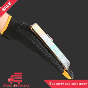 [COD] 1Pair Anti-Slip Breathable Fishing Gloves Two Finger Cut Durable Outdoor Sport
