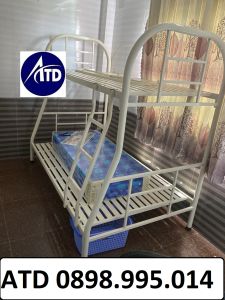 Giường Tầng Sắt Giá Rẻ đủ kích thước 80cm 1m 1m2 1m4 1m6 Dài 2m (giao hàng nhanh HCM - có lắp ráp tại nhà)