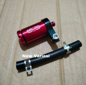 PROMO Tabung Minyak Master Rem BigSmoke/tabung minyak rem bonamici + Breket dan selang Universal ( Untuk Semua Motor )