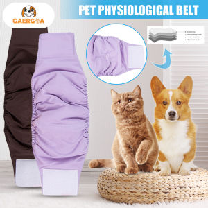 Spot goods diaper for dogs Reusable dog diaper maleMale Pet Dog Diaper Physiological Pants Breathable Waterproof Shorts Light Purple puppy diaper male washable margaret shorts