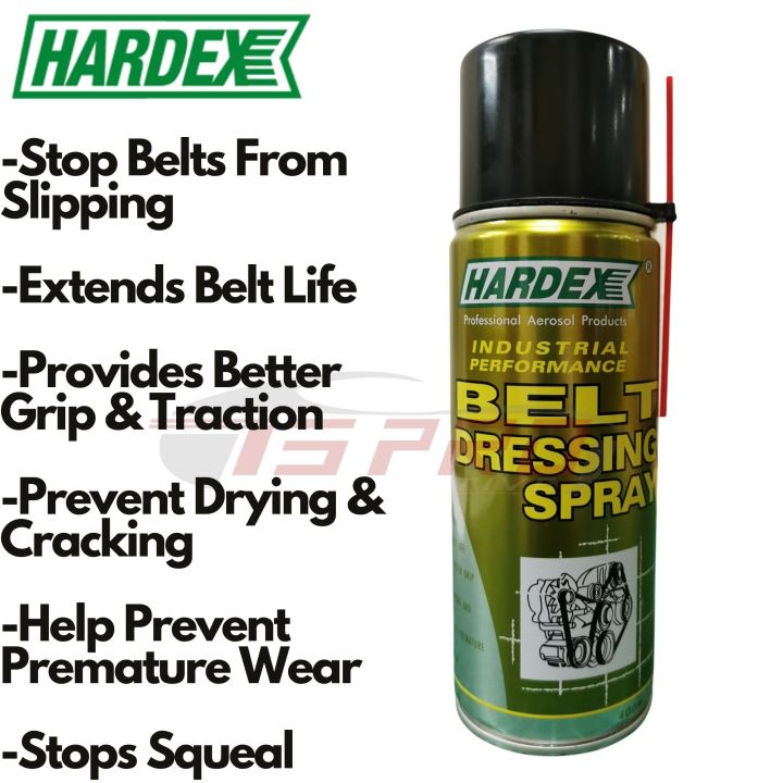 Hardex Belt Dressing Spray / Fan Belt Spray / V Belt Spray 400ml Lazada