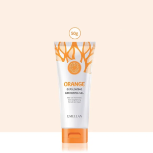 Hot sale GMEELAN Orange Exfoliating Gel for Face Whitening 100g Facial Body Scrub Deep Clean Blackhead