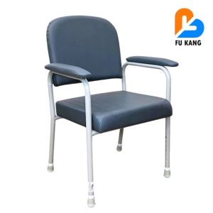 Fu Kang CarePlus Elderly Day Chair | Height Adjustable PU Leather Geriatric Armchair for Homecare | Ready Stock SG