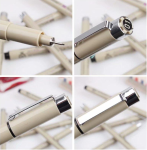 AICRANE Cartoon Micron Pen Soft Brush Drawing Painting Waterproof Art Markers Drawing Sketch Pigment Marker Pens