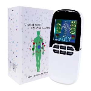 Alat Pemijat Tubuh Elektrik EMS TENS Terapi Akupuntur Tempel Digital 8 Mode