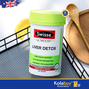 Viên uống bổ gan và thải độc gan của Úc Swisse Ultiboost Liver Detox 200 viên