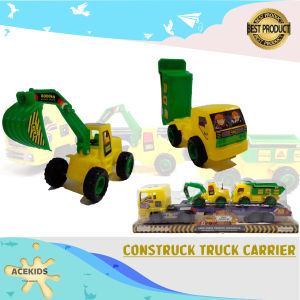 Acekids Diecast Truk Tronton Mainan Pengangkut Mobil Konstruksi Construct Carrier Truck  - KGP1391FW