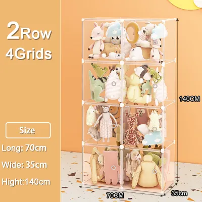Display Cabinet Transparent Glass Showcase Home Storage Cabinet Hand-Made Display Case 展示柜