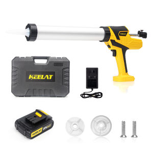 KEELAT Electric Hot Melt Gun Glue Anti-scald Rechargeable With 30pcs 7mm only for Home Mini Protable Repair Heat Tools Heat Temperature Tool 20V Battery 热熔胶枪DIY工具