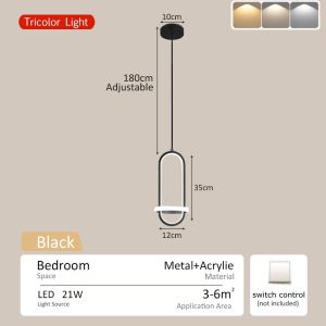 Nordic Chandelier Ceiling Light Minimalist Modern Home Dining Hanging Lamps Bedside Drop Lamp Creative Pendant Lights