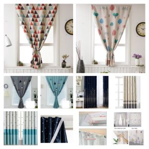 Rèm cửa DÁN không cần thanh treo (nhiều mẫu size 90cm ngang x 1m35 cao )