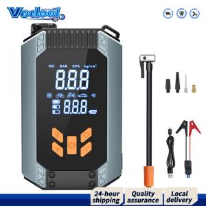 【Fast delivery】 Tire Inflator with Jump Starter Portable Air Compressor Car Battery Jump Starter for Cars SUVs & Trucks