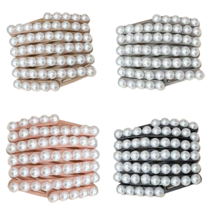 Phụ Nữ Của chống trượt bờm tóc Với ngọc trai giả Trang Trí Có Thể Gập Lại Headband Cho Phụ Nữ Thuận Tiện Hairpieces Tóc Decors