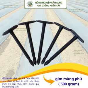 cây ghim màng phủ nông nghiệp màu đen 0.5kg khoảng 100cái