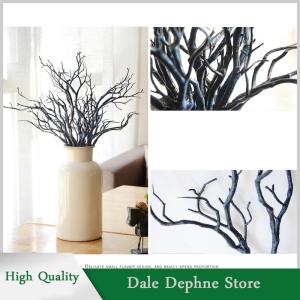 [Dale Dephne] Nhân Tạo Cây Dài Chi Nhánh Tự Làm Đảng Màu Đen Trang Trí Nhà Máy Tối Ma Thuật Phong Cách Cây Cho Khách Sạn Cửa Hàng Nhà Hàng Trang Trí Nội Thất