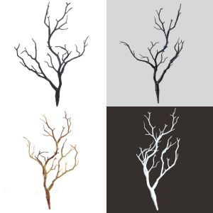 NAIL SALON Antler Shaped Artificial Plants Decorative Plastic Fake Tree Branch  Bonsai Home Decor