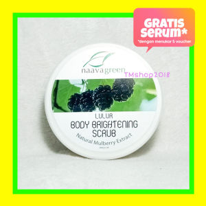 Naavagreen Lulur Body Scrub Brightening 100 gram by dr Fredi Setyawan Original Skincare Lulur Pencerah