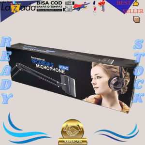 COD ADJA - [CONDENSER MIC] TaffSTUDIO Condenser Microphone Stand Holder 360 Lazypod Clamp Professional Set / Dudukan Kondenser Mikrofon / Stand Condenser Microphone / Mic Stand / Stand Mic / Arm Stand Musik / Tripod Microphone / Aksesoris Mikrofon - NB-35