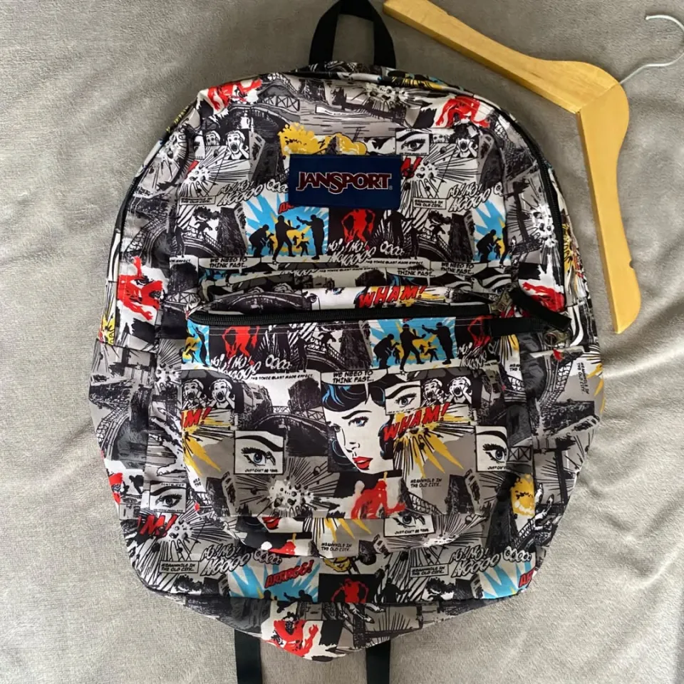 READY) TAS JANSPORT KOMIK RANSEL PRIA WANITA KOMIK TAS JANSPORT