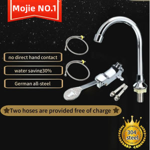 Foot Pedal Valve Faucet Copper Basin For Home1