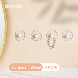 Ecoco Wall-Mounted Hook Minimalism Multipurpose Bathroom Hook Strong Adhesion Strong Load-Bearing