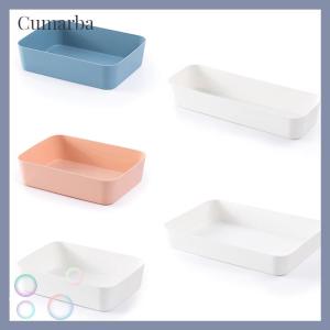 [Cumarba] Combinable Storage Box Desktop Cosmetic Storage Tray Makeup Clothes Tableware Holder Plastic Storage Drawers Underwear Organizer