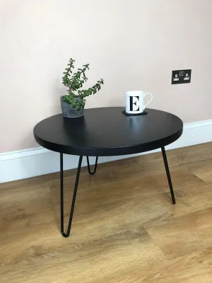 Meja Tamu Bulat / Teras Cafe Meja Susun Multifungsi Modern Minimalis Table Coffe Dining Hairpin Leg