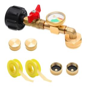 Thực tế propanes grills Adapter nhanh chóng kết nối phù hợp với đồng hồ đo áp suất kim loại propanes grills phù hợp cho nấu ăn