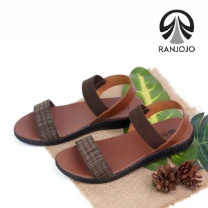 Sandal Gunung Wanita Original Ranjojo  Sandal Santai Wanita Casual Terbaru Tali Karet Elastis