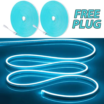 100M/50M/30M LED Strip Light 220V IP65 Waterproof Strip Light LED For Ceiling Flexible Rope Tube Neon LED Strip Lights For DIY Holiday Decoration