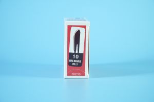 Hộp 100 lưỡi dao mổ số 10 Doctor RIBBEL ẤN ĐỘ lưỡi thẳng bản nhỏ đầu mũi bầu nhỏ - Hàng đẹp