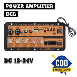 Power amplifier DC12-24V AC 220V dan Tone control