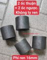 Vít me T screw thép T16 bước 4 (thanh ren T16x4 dài 1 m gồm 0.5m ren thuận - 0.5m ren ngược). 