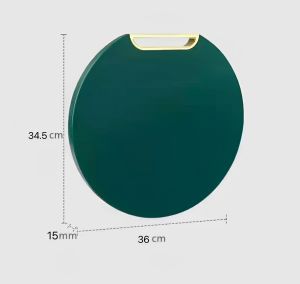 [SG SELLER]PE Mildew-proof Cutting Board Household Fruit Kitchen Non-slip Cutting Board Plastic Round Good Quality Vegetable Cutting Tools