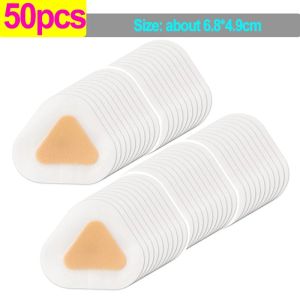 50PCS Gel Heel Protectors High Heel Patch Pain Relief Pads Feet Care Adhesive Hydrocolloid Cushions