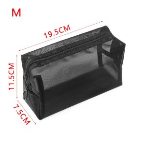 PAZNUL Camping Toiletry Bag Handbags Makeup Pouch Cosmetic Bag Mesh Package Travel Organizer