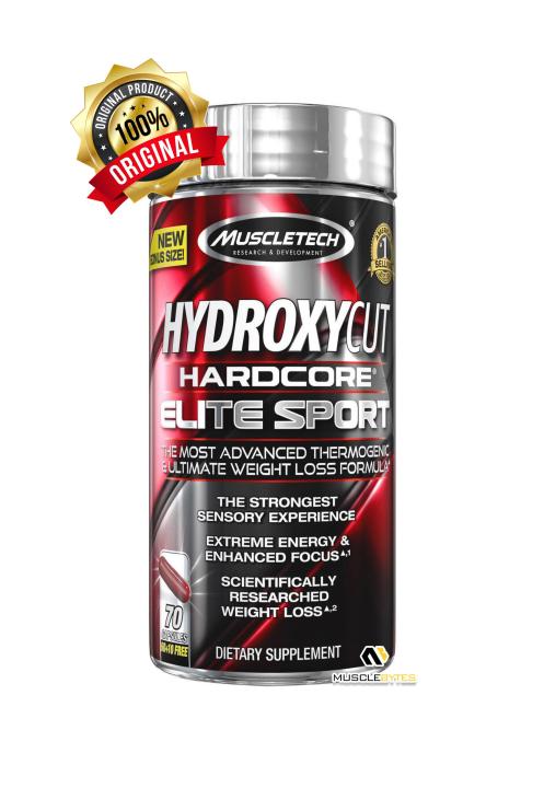 Muscletech Hydroxycut Hardcore Elite Sport [fat Burner] 70 Capsules