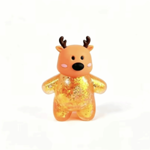 MIRELAE Soft Squeeze Toy Slow Rebound Glitter Christmas Fidget Toy Novelty Anti-Stress Stress Relief Toy Christmas Gift