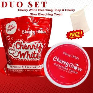 Duo Set Cherry White Soap & Cherry Glow Bleaching Cream