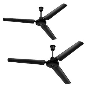 Ceiling Fan Heavy Duty With Remote Control Large Wind Power 56 Inches Ceiling Fan With 3 Metal Blades Household 3 Blades Big Size Ceiling Fan For Living Room Warehouse Restaurant Store ﻿Ph
