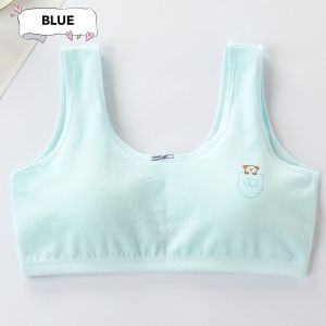 💗Ready Stock💗Cotton Training Bra Teenage Girl Student Vest Wireless Bralette 9-18 Years