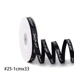 Ruy băng 1-25 cm dùng để đóng gói phông chữ rõ ràng và đậm dùng để làm nơ đóng gói quà tặng rất đẹp