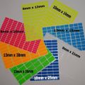 Astar Square Self Adhesive Colour Label Sticker ( 10's / pkt ) [Part1/3]. 