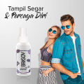 BRASOV Body Mist Halal XX-CT-671528 White Heaven Parfum Spray Netto 100 ML - Putih. 
