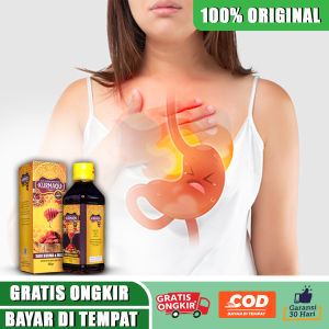 Obat asam lambung naik ke kerongkongan dada panas gangguan pencernaan sendawa akibat lambung nyeri dengan Madu Herbal Kurmaqu