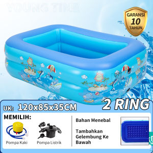Kolam Renang Anak Jumbo 3 Rings Kolam Renang Keluarga Tiup Besar Family Inflatable Swimming Pool