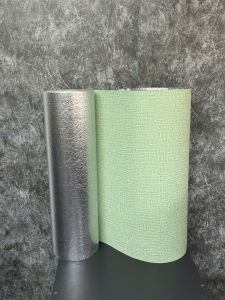 Cuộn Xốp Dán Tường Tráng Nhôm dài 3.3m x 50cm dày 2mm có keo sẵn chống ẩm mốc